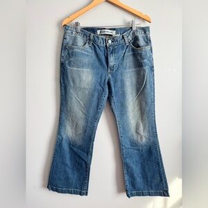 VINTAGE 2004 Gap Long and Lean Jeans Size 12 Ankle Made in USA euc